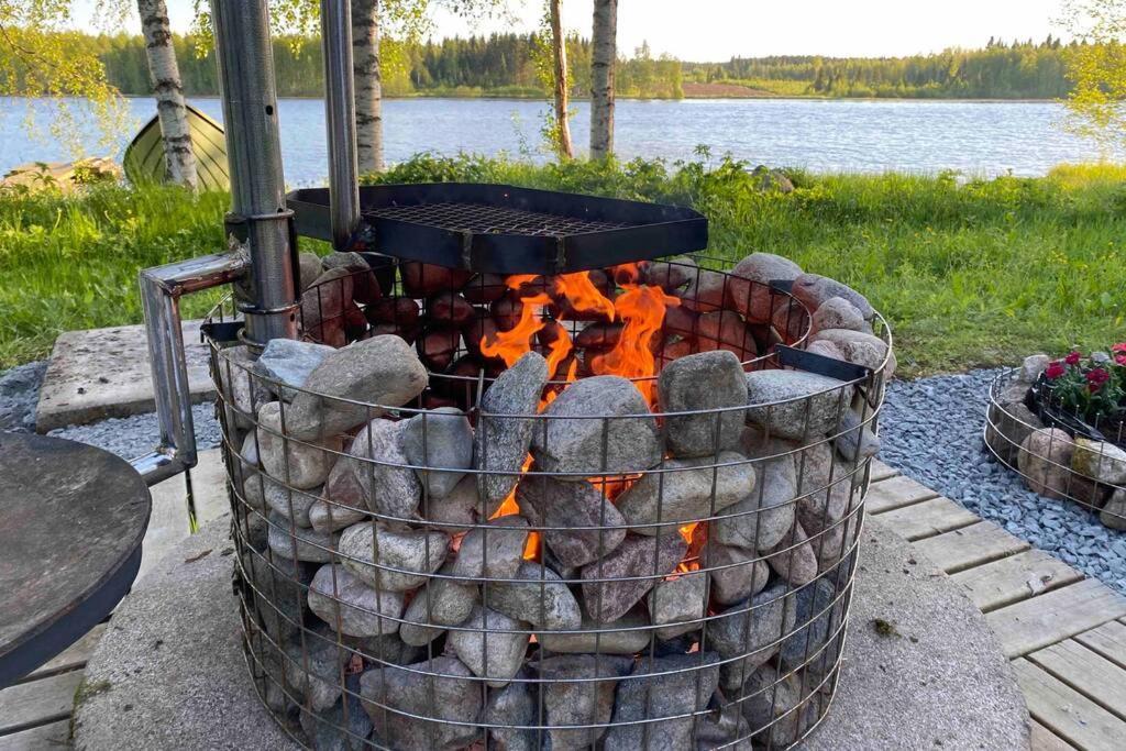 Viihtyisae Kolmio Jaerven Rannalla Haapavesi Exterior foto