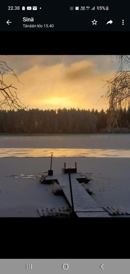 Viihtyisae Kolmio Jaerven Rannalla Haapavesi Exterior foto